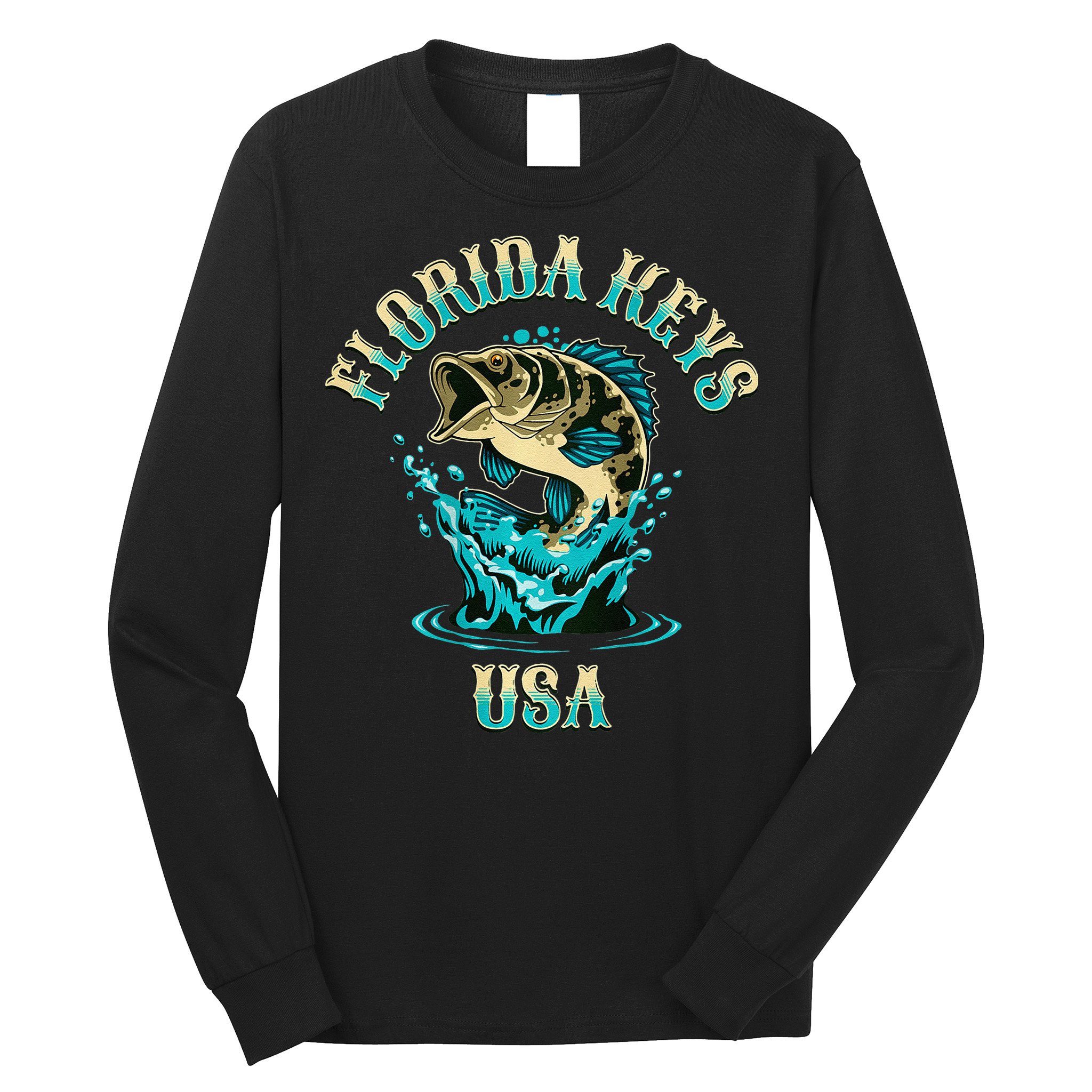 Florida Keys Usa Fishing Long Sleeve Shirt