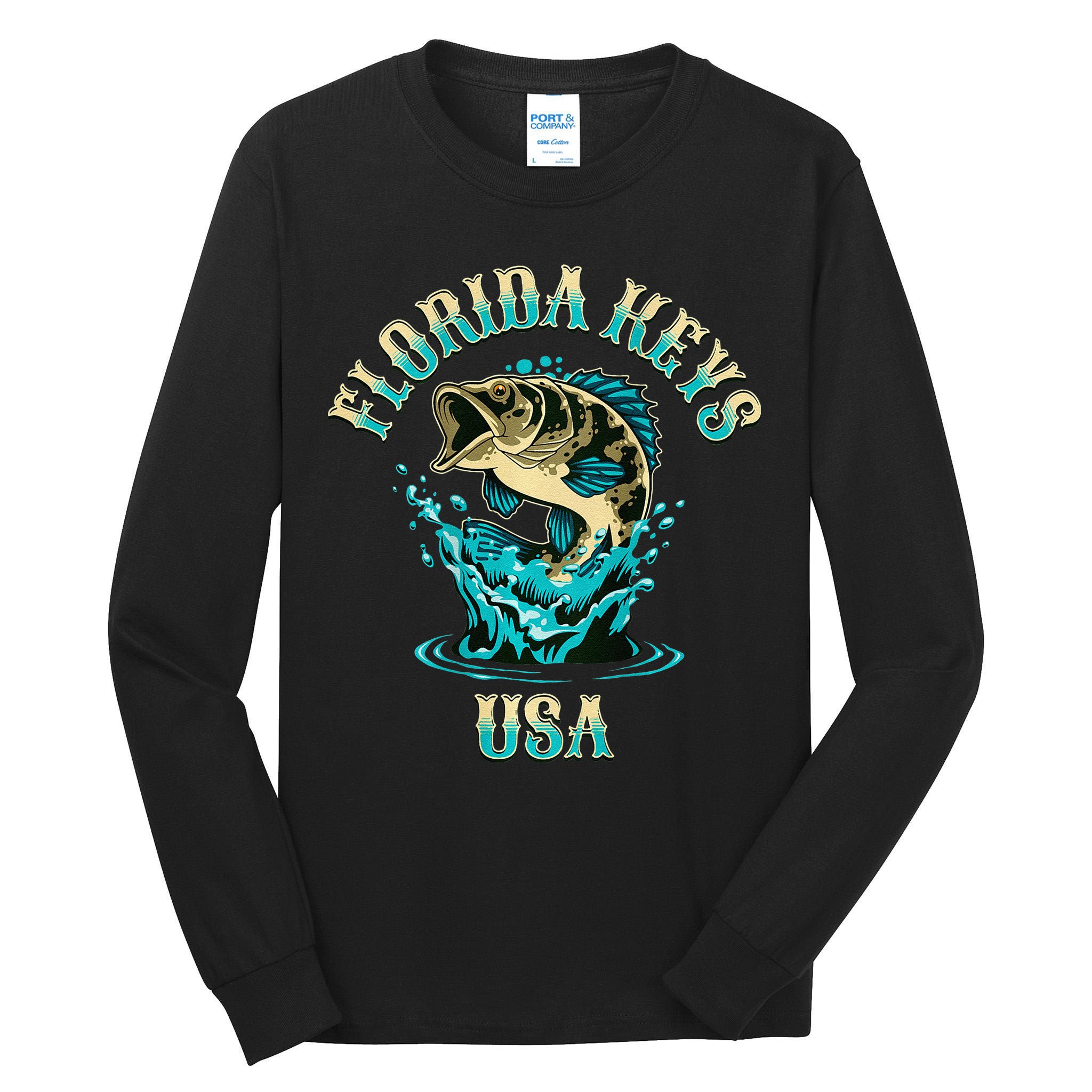 Florida Keys Usa Fishing Tall Long Sleeve T-Shirt