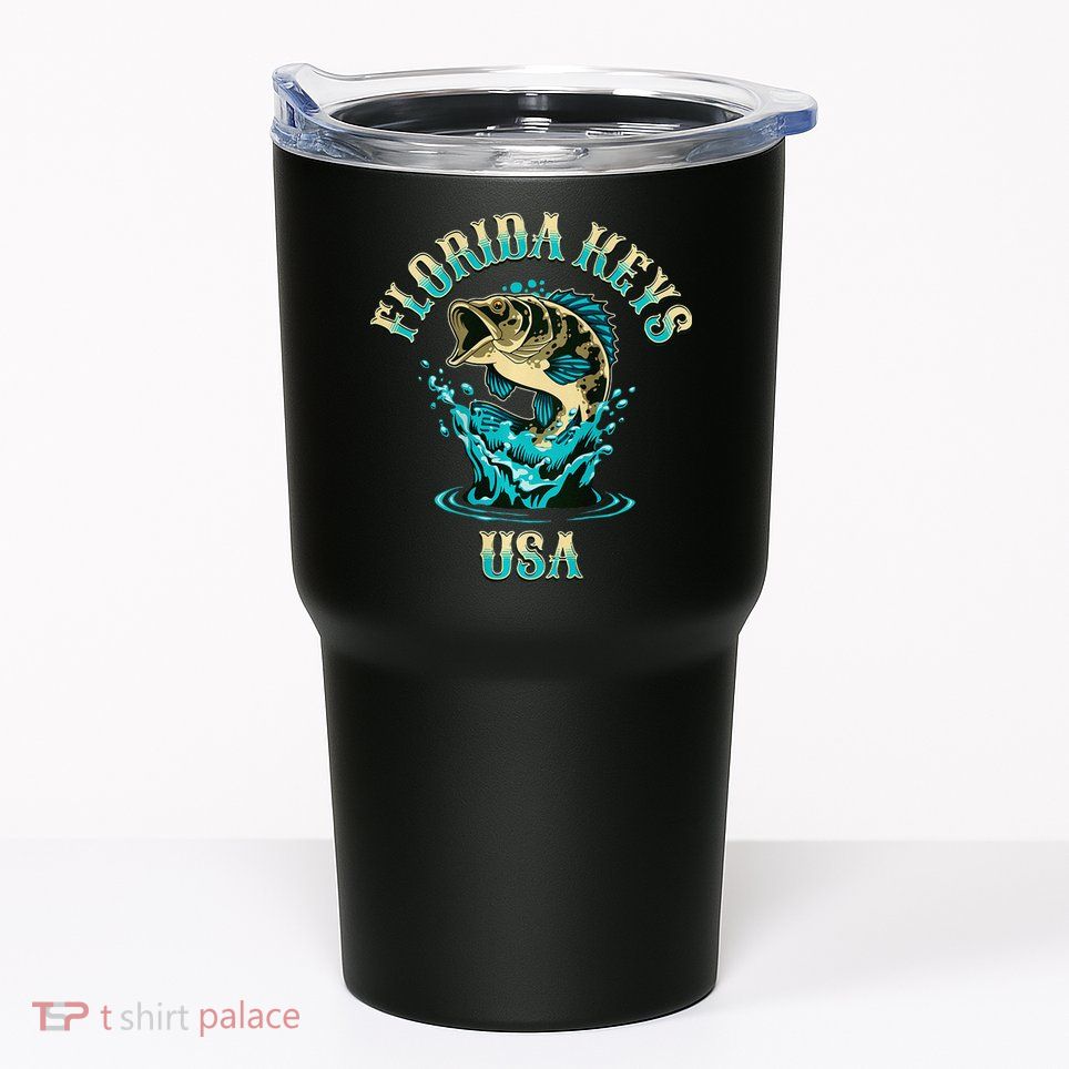 Florida Keys Usa Fishing Tumbler