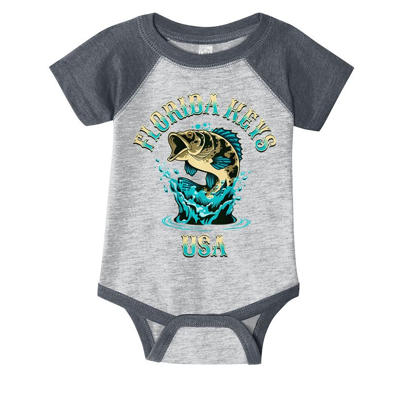 Florida Keys Usa Fishing Infant Baby Jersey Bodysuit