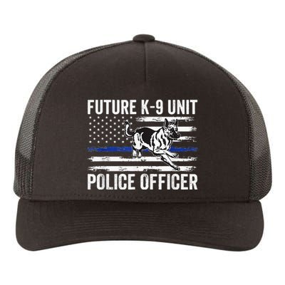 Future K9 Unit Police Officer Proud Law Enforcement Yupoong Adult 5-Panel Trucker Hat