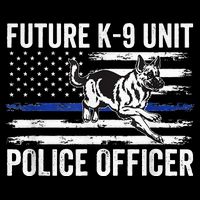 Future K9 Unit Police Officer Proud Law Enforcement Apron