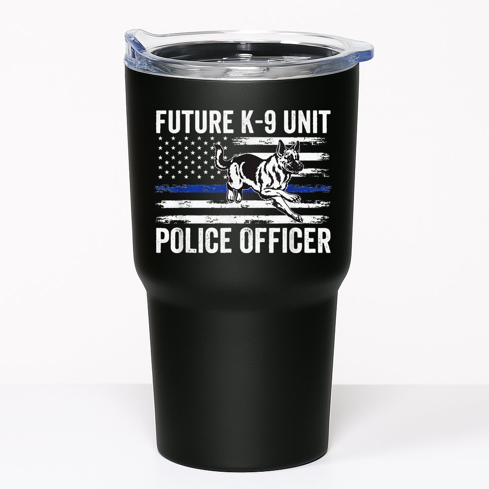 Future K9 Unit Police Officer Proud Law Enforcement Tumbler