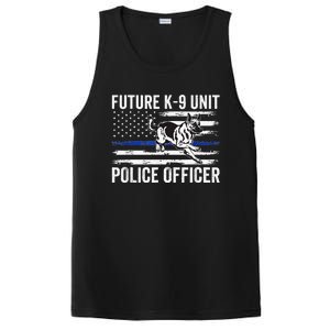 Future K9 Unit Police Officer Proud Law Enforcement PosiCharge Competitor Tank