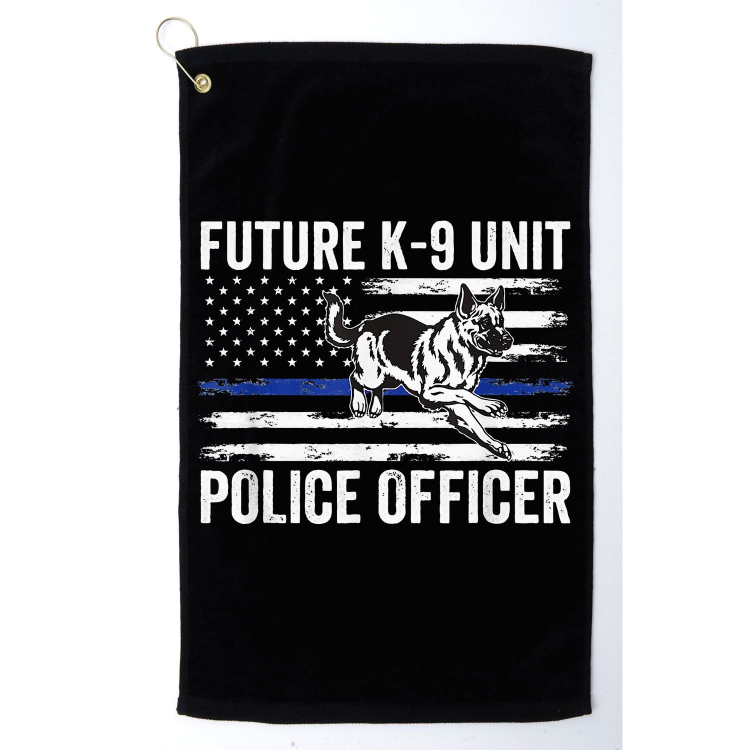 Future K9 Unit Police Officer Proud Law Enforcement Golf Towel