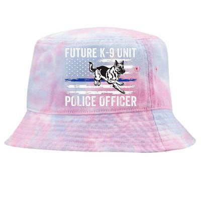 Future K9 Unit Police Officer Proud Law Enforcement Tie-Dyed Bucket Hat