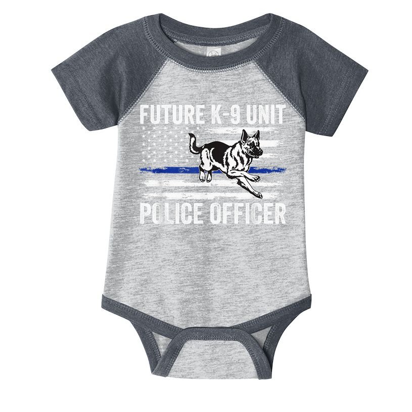 Future K9 Unit Police Officer Proud Law Enforcement Infant Baby Jersey Bodysuit
