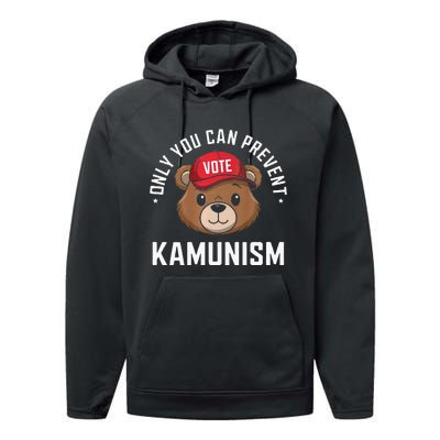 Fight Kamunism With Your Vote Premium Performance Fleece Hoodie