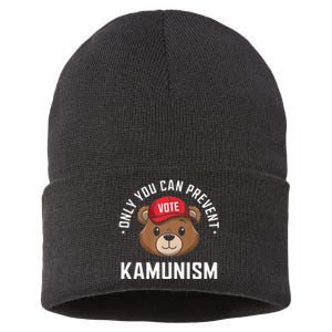 Fight Kamunism With Your Vote Premium Sustainable Knit Beanie