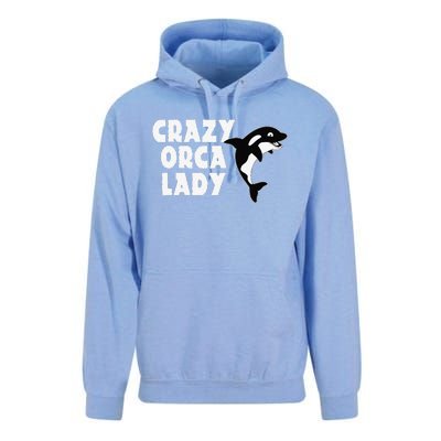 Funny Killer Whale Ladies Design Orcas Unisex Surf Hoodie