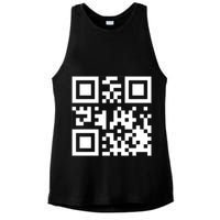 Fuc K You Q R Code Ladies PosiCharge Tri-Blend Wicking Tank