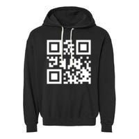 Fuc K You Q R Code Garment-Dyed Fleece Hoodie