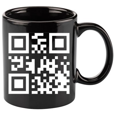 Fuc K You Q R Code 11oz C Handle Ceramic Mug