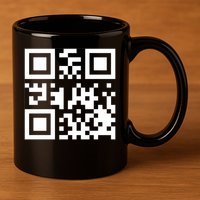 Fuc K You Q R Code 11oz C Handle Ceramic Mug