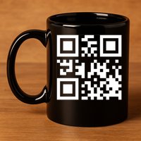 Fuc K You Q R Code 11oz C Handle Ceramic Mug