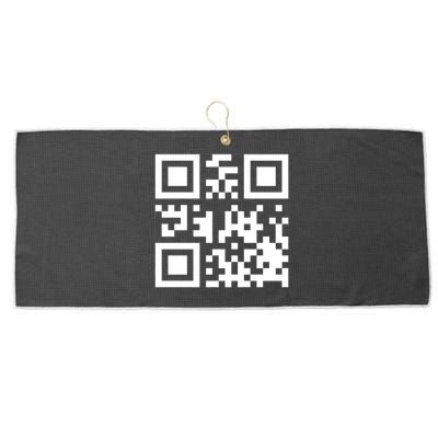 Fuc K You Q R Code Large Microfiber Waffle Golf Towel