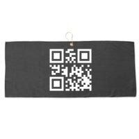 Fuc K You Q R Code Large Microfiber Waffle Golf Towel
