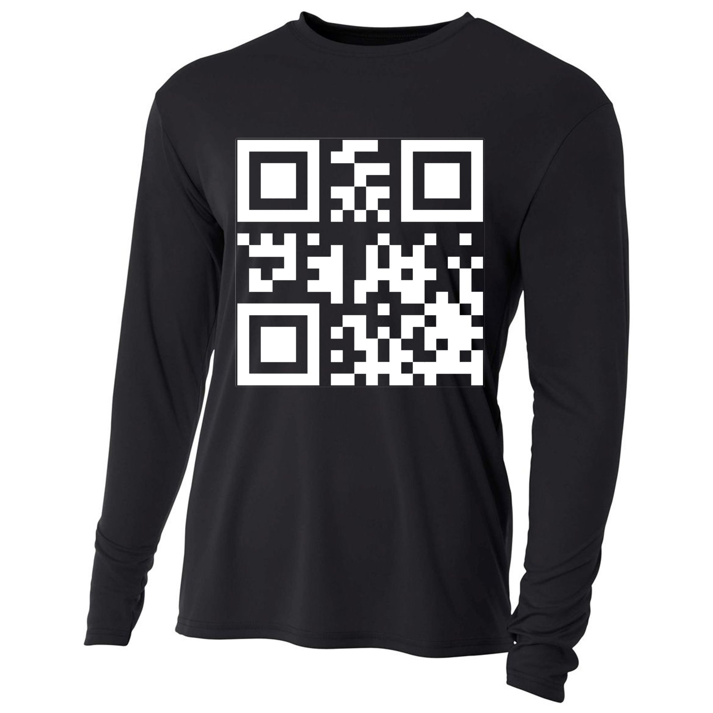 Fuc K You Q R Code Cooling Performance Long Sleeve Crew