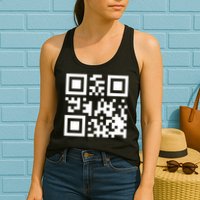 Fuc K You Q R Code Womens Tank Top