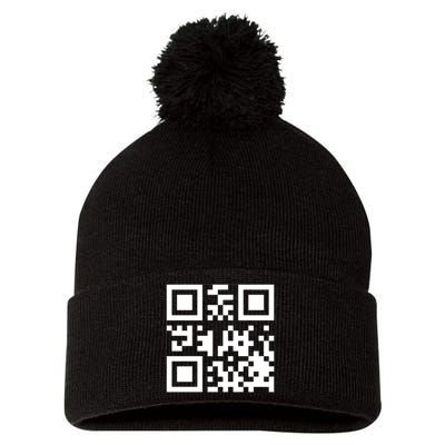 Fuc K You Q R Code Pom Pom 12in Knit Beanie