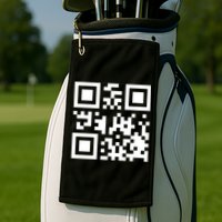 Fuc K You Q R Code Golf Towel