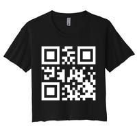 Fuc K You Q R Code Crop Top