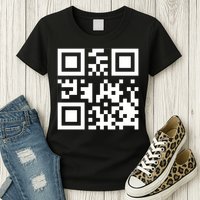 Fuc K You Q R Code Womens T-Shirt