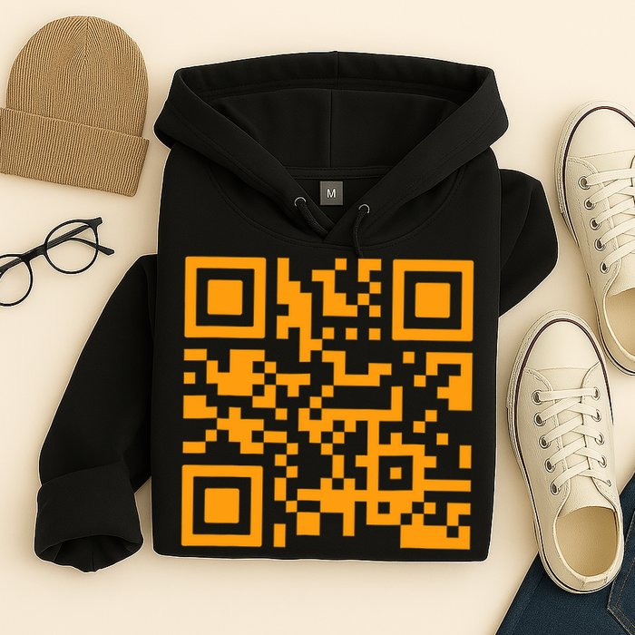 Fuc K You Q R Code Hoodie