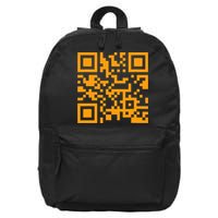 Fuc K You Q R Code 16 in Basic Backpack
