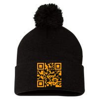 Fuc K You Q R Code Pom Pom 12in Knit Beanie