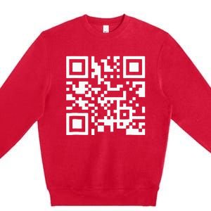 Fuc K You Q R Code Premium Crewneck Sweatshirt