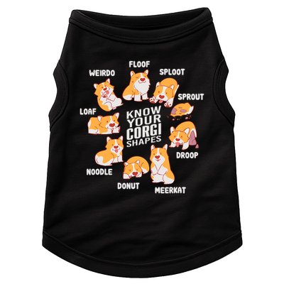 Funny Know Your Corgi Shapes Cute Welsh Dog Lover Doggie Tank