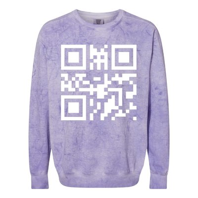 Fuc K You Q R Code Colorblast Crewneck Sweatshirt