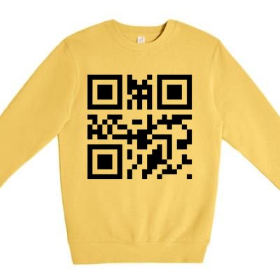 Fuc K You Q R Code Premium Crewneck Sweatshirt