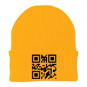 Fuc K You Q R Code Knit Cap Winter Beanie