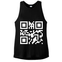 Fuc K You Q R Code Ladies PosiCharge Tri-Blend Wicking Tank