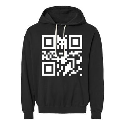 Fuc K You Q R Code Garment-Dyed Fleece Hoodie
