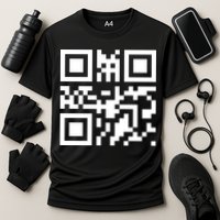 Fuc K You Q R Code Cooling Performance Crew T-Shirt