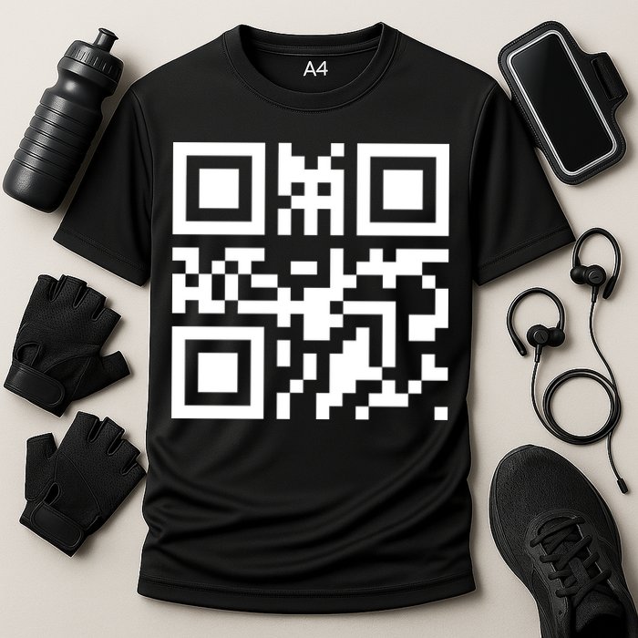 Fuc K You Q R Code Cooling Performance Crew T-Shirt
