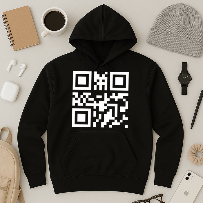 Fuc K You Q R Code Hoodie
