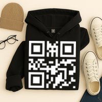 Fuc K You Q R Code Hoodie