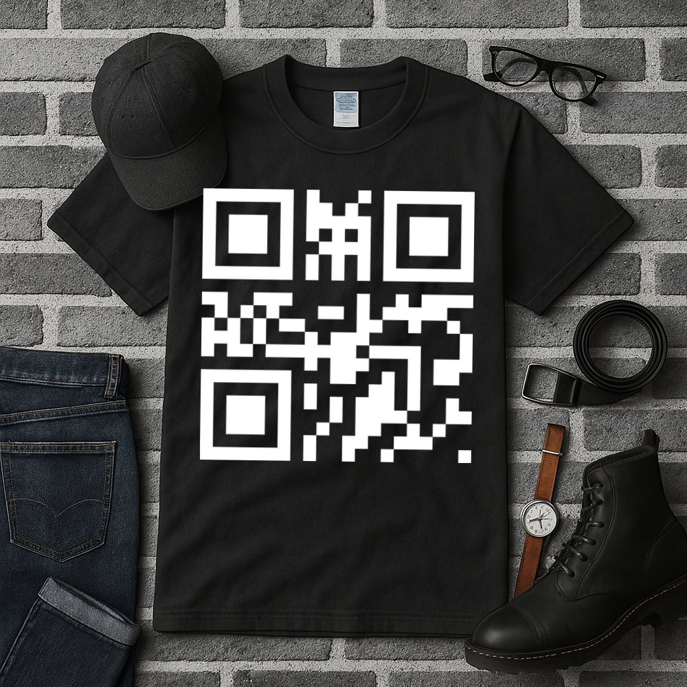 Fuc K You Q R Code Tall T-Shirt