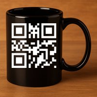 Fuc K You Q R Code 11oz C Handle Ceramic Mug