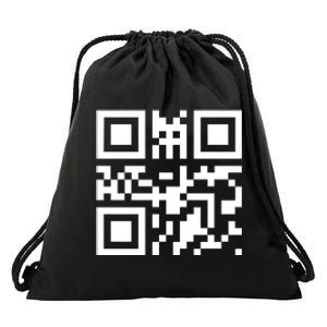 Fuc K You Q R Code Drawstring Bag