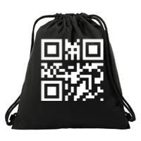 Fuc K You Q R Code Drawstring Bag