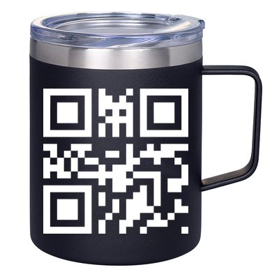 Fuc K You Q R Code 12oz Stainless Steel Coffee Mug