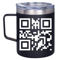 Fuc K You Q R Code 12oz Stainless Steel Coffee Mug