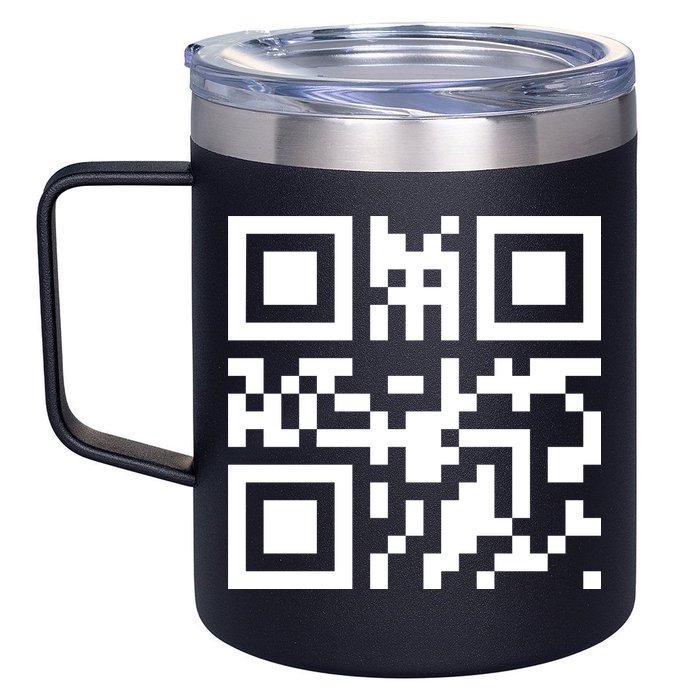 Fuc K You Q R Code 12oz Stainless Steel Coffee Mug