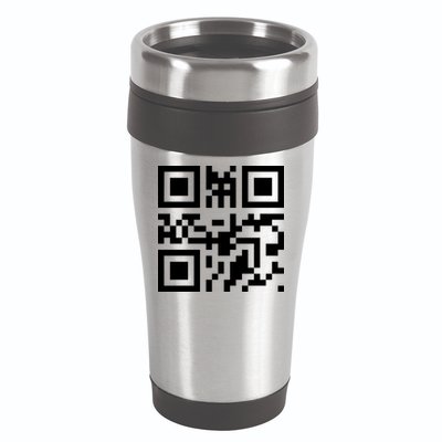 Fuc K You Q R Code 16oz Travel Tumbler