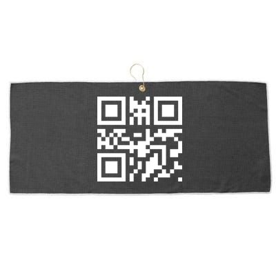 Fuc K You Q R Code Large Microfiber Waffle Golf Towel